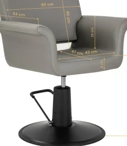 Gabbiano Lucca Hairdressing Chair Grey