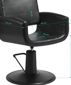 Gabbiano Mataro Hairdressing Chair - Black