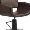 Gabbiano Mataro Hairdressing Chair - Brown