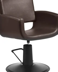 Gabbiano Mataro Hairdressing Chair - Brown