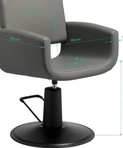 Gabbiano Mataro Hairdressing Chair - Grey