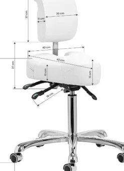 Gabbiano Podiatry Stool 1005 White
