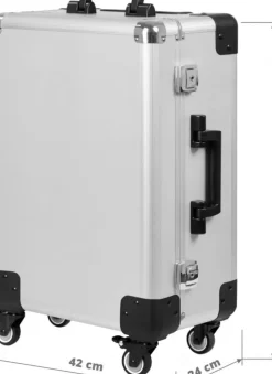 Gabbiano Professional Cosmetic Case T-27 Silver