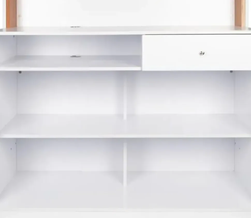 Gabbiano Reception Pearl White