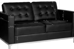 Gabbiano Sofa Waiting Room Bm18019 - Black