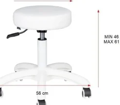 Gabbiano Stool am-303-2 White
