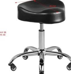 Gabbiano Stool Black