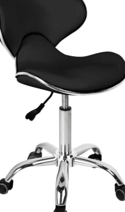Gabbiano Stool Black Q-4599