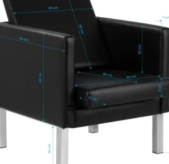 Gabbiano Waiting Room Chair BM18011
