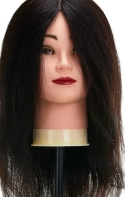 Gabbiano WZ1 Hairdressing Training Head Natural Hair - 30 cm