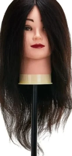 Gabbiano WZ1 Hairdressing Training Head Natural Hair - 30 cm