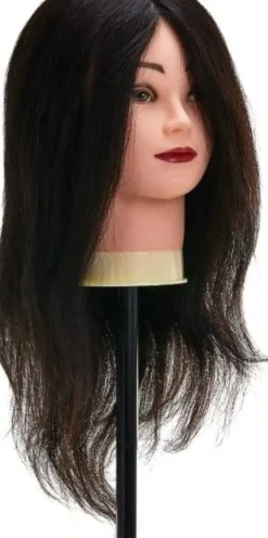 Gabbiano WZ1 Hairdressing Training Head Natural Hair - 30 cm
