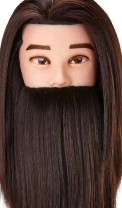 Gabbiano WZ4 Training Head With Beard Synthetic hair - 27 cm