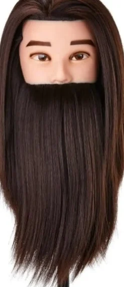 Gabbiano WZ4 Training Head With Beard Synthetic hair - 27 cm