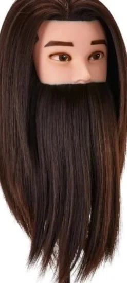 Gabbiano WZ4 Training Head With Beard Synthetic hair - 27 cm