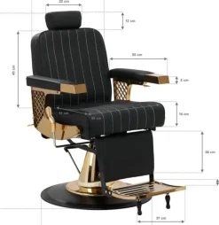 Gabianno Barber Chair Marcus Gold