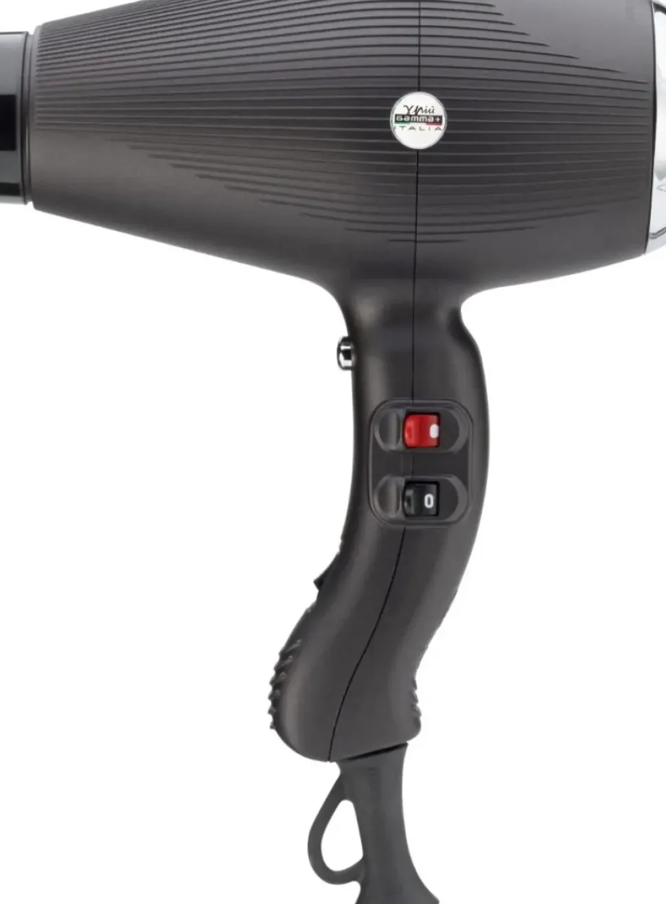Gamma+ Aria Dual Ionic Varnished Graphite Black 2250 Watt