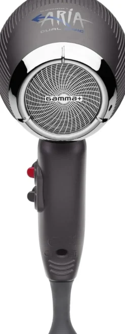 Gamma+ Aria Dual Ionic Varnished Graphite Black 2250 Watt