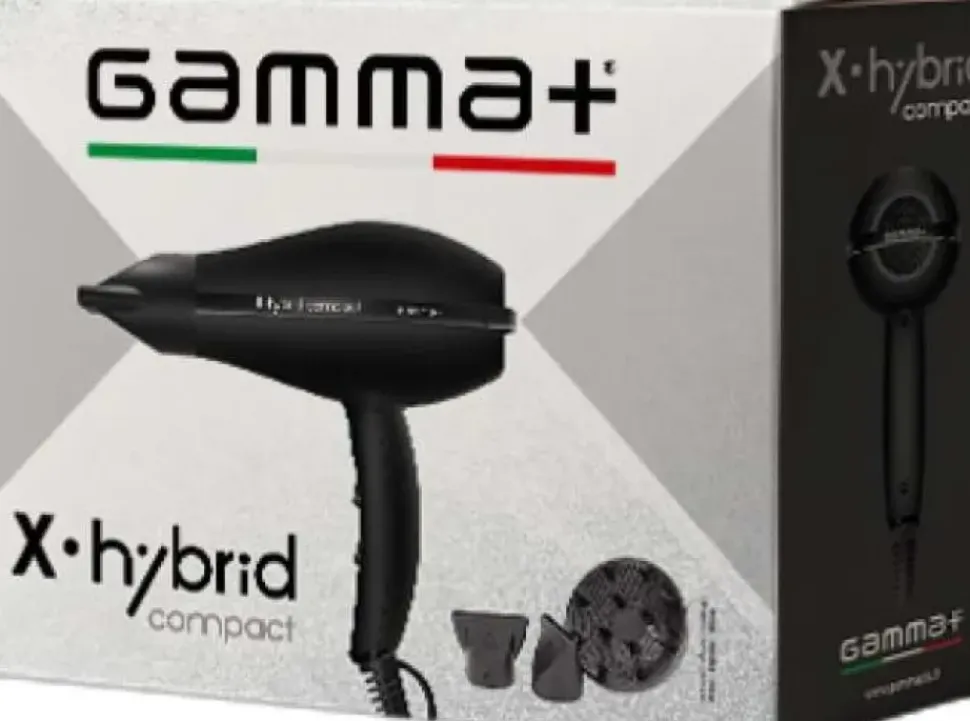 Gamma+ Х-Hybrid Hairdryer Matte Black 2000 Watt