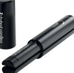 Gamma+ X-Hybrid Cordless Straightener Black