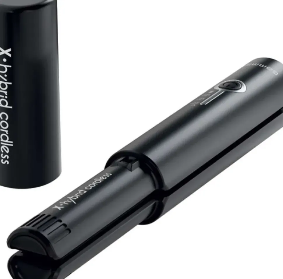 Gamma+ X-Hybrid Cordless Straightener Black