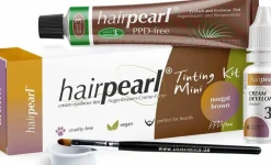Hairpearl Tinting Kit Mini PPD-free - No 3 Nougat Brown