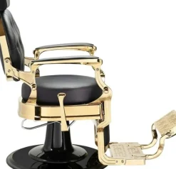Hairway Barber Chair "Romeo" Gold Black