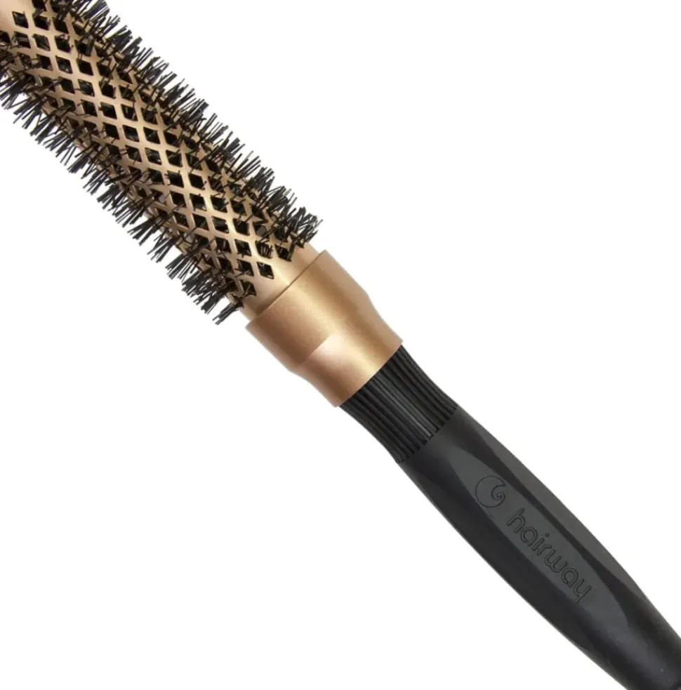 Hairway Ceramic Brush "Gold Ceramic & Ionic" 25 mm
