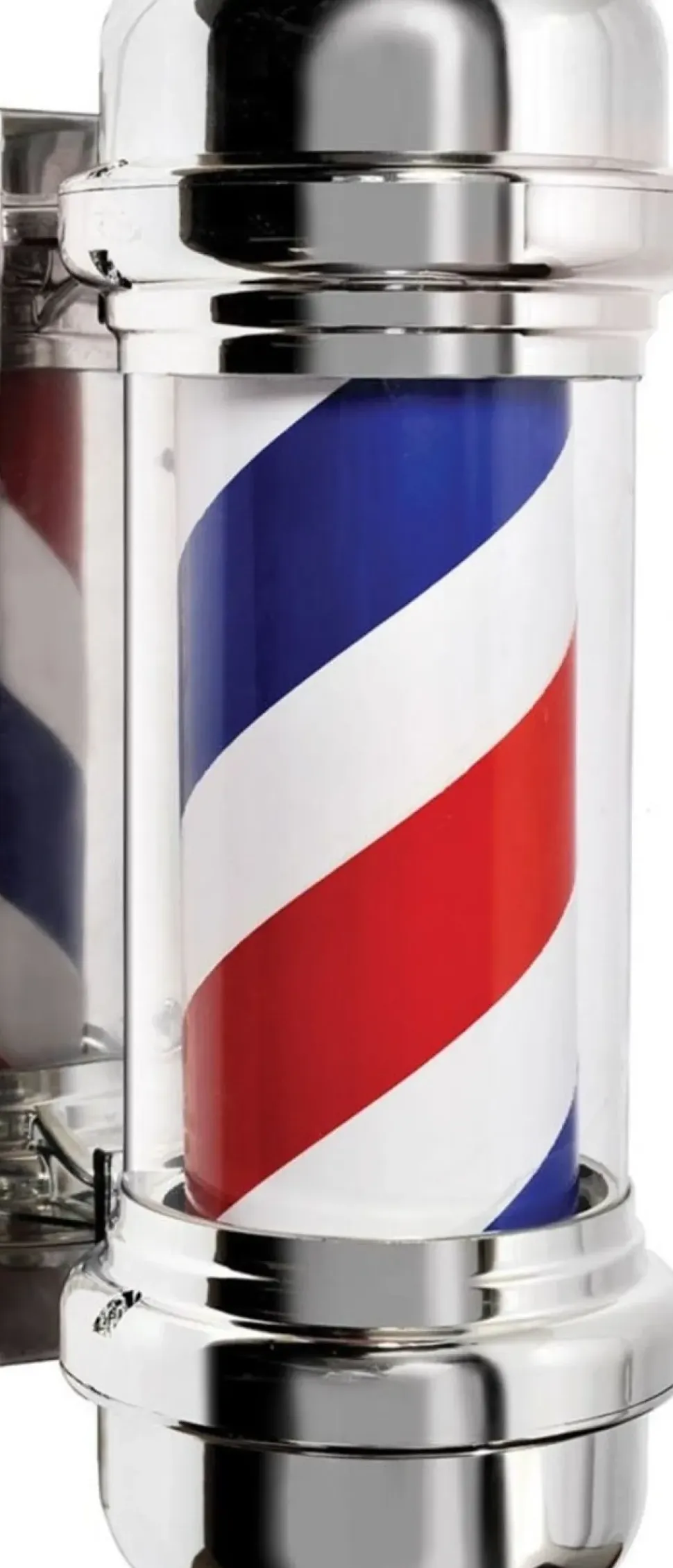 Hairway Chrome Barberpole Large