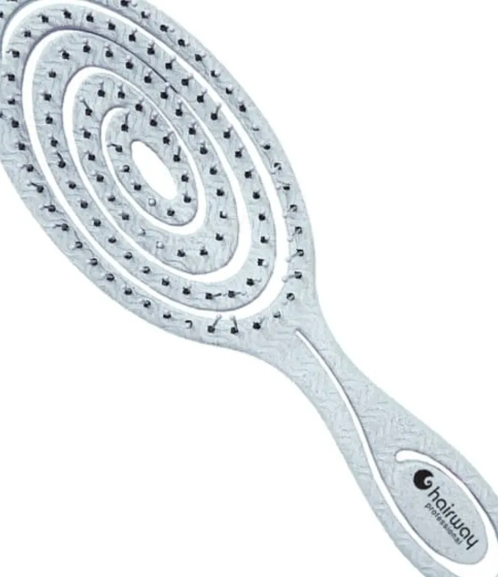 Hairway Detangling Brush "Organica" Light Blue