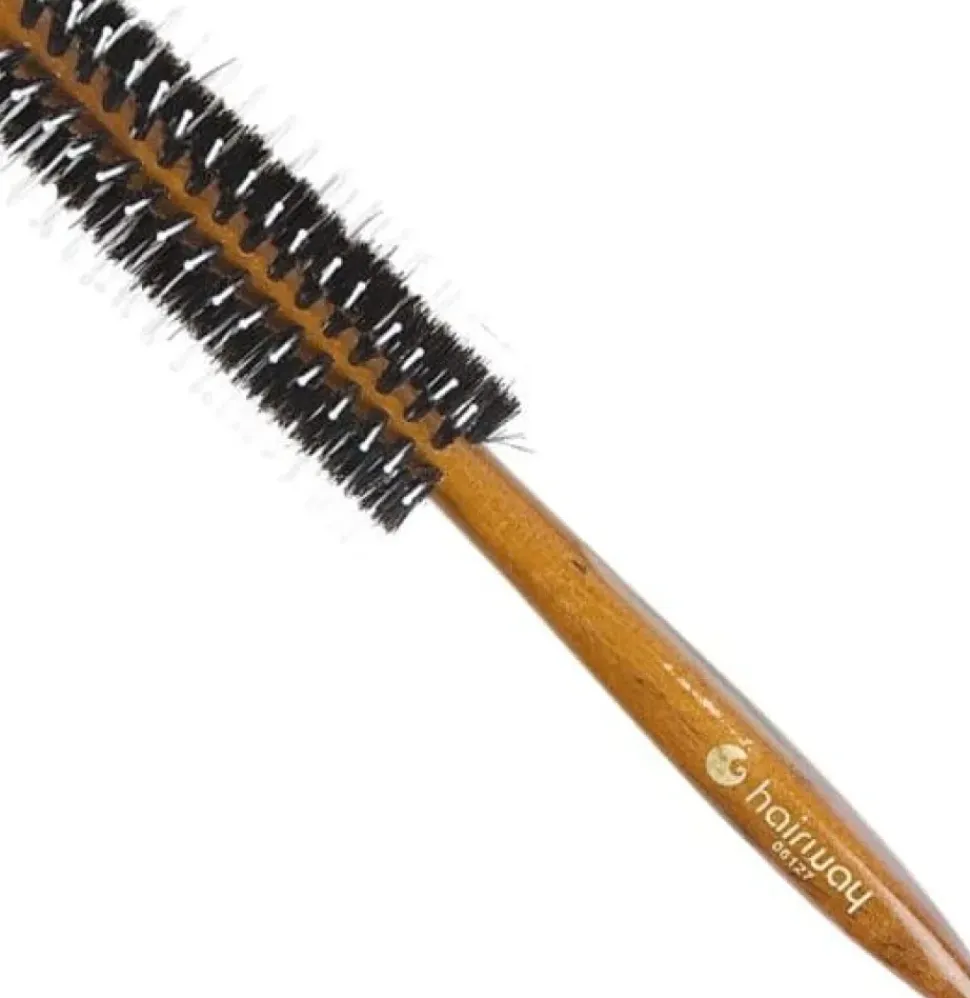 Hairway Round Brush Glossy Wood Ø 12/46 mm