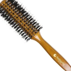 Hairway Round Brush Glossy Wood Ø 28/58 mm