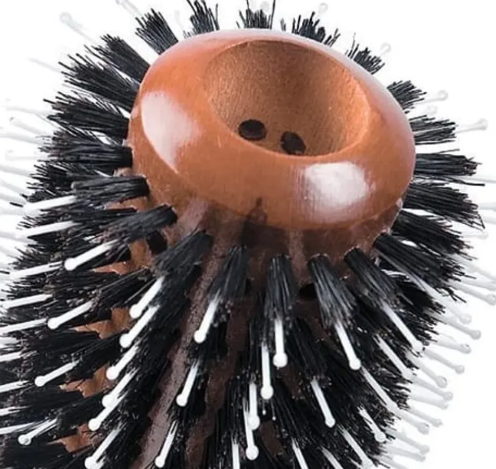 Hairway Round Brush Glossy Wood Ø 28/58 mm