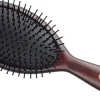 Hairway - Soft Rubber Oval Cushion Brush - 13 Rows