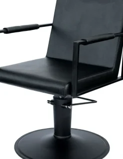 Hairway Styling Chair John Black Round Base