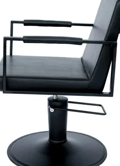 Hairway Styling Chair John Black Round Base