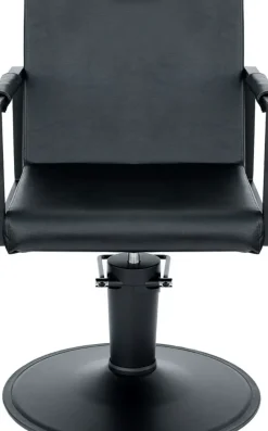 Hairway Styling Chair John Black Round Base