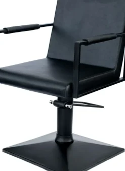 Hairway Styling Chair John Black Square Base