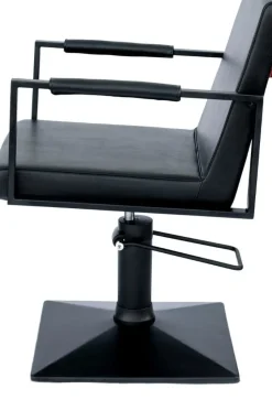 Hairway Styling Chair John Black Square Base