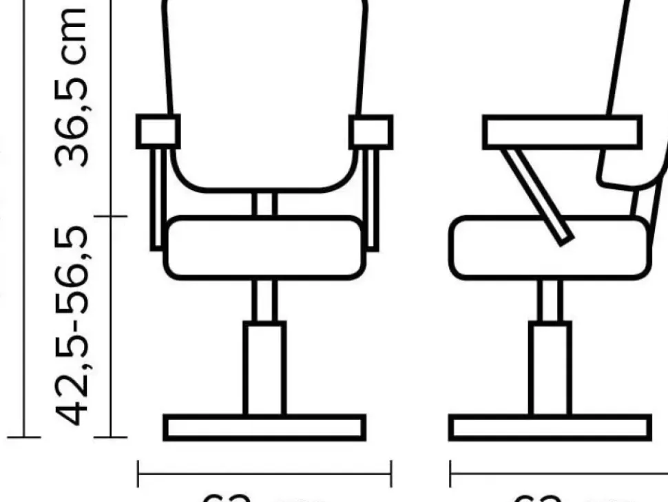 Hairway Styling Chair Neo Deluxe Black