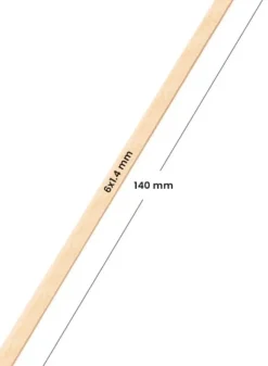 Iwax Wooden Spatula Small 150 pieces