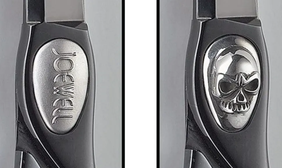 Joewell Black Titanium BT 50 with "Skull Logo" 5"