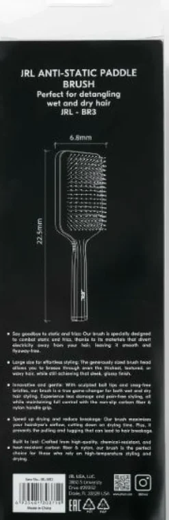 JRL Anti-Static Paddle Brush