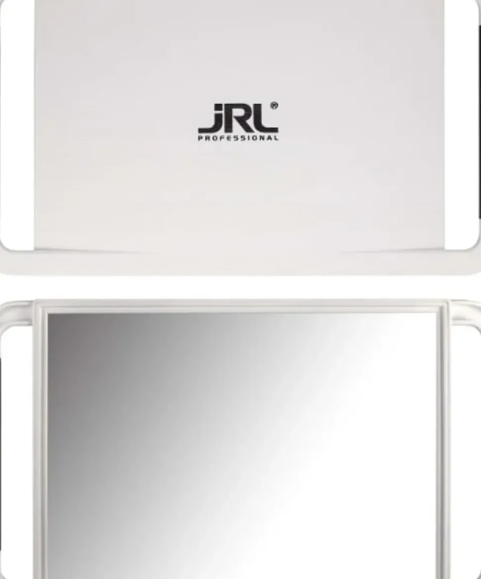 JRL Mirror Large Hand Held Mirror - White