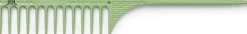 JRL Professional - Fine Teeth Tail Comb 9.8" Light Green