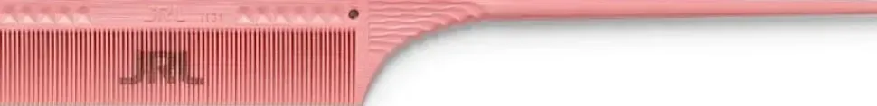 JRL Professional - Fine Teeth Tail Comb 8,5" Pink