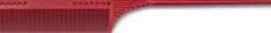 JRL Professional - Fine Teeth Tail Comb 8,5" Red