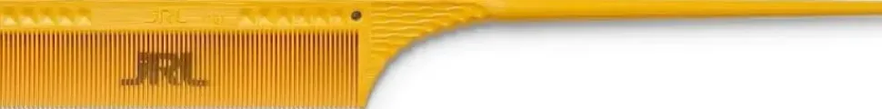 JRL Professional - Fine Teeth Tail Comb 8,5" Yellow