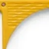 JRL Professional - Fine Teeth Tail Comb 9.8" Yellow