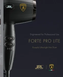 JRL Professional Lamborghini Forte Pro Lite 2020L Dryer Black 2400 Watt